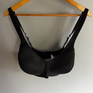 Syrokan Underwire High Impact Sports Bra Size 38G Black Unlined